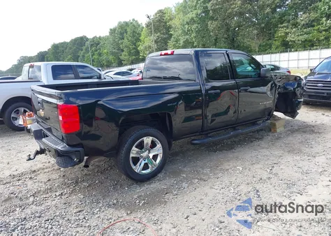 2018 Chevrolet Silverado 1500 Custom из США, поврежденный, VIN 1GCRCPEC0JZ271700